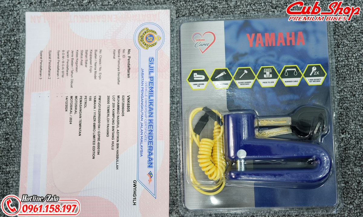 Yamaha Y16ZR 6MRO Limited 3000 xe, Có Sẵn Xe Tại Cub Shop